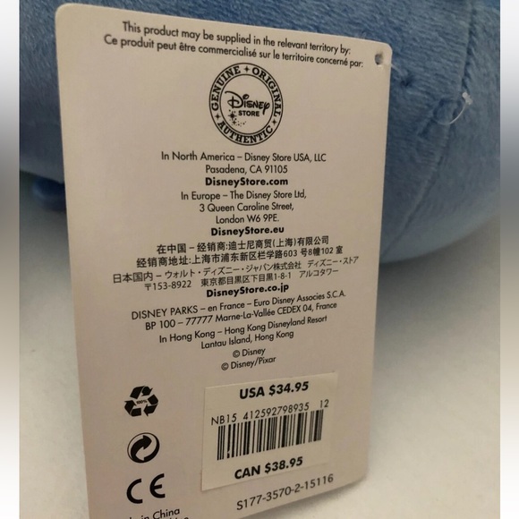 Disney Lilo & Stitch Plush Tsum Tsum Set Stitch Bag with 4 mini Tsum Tsum - Picture 11 of 11